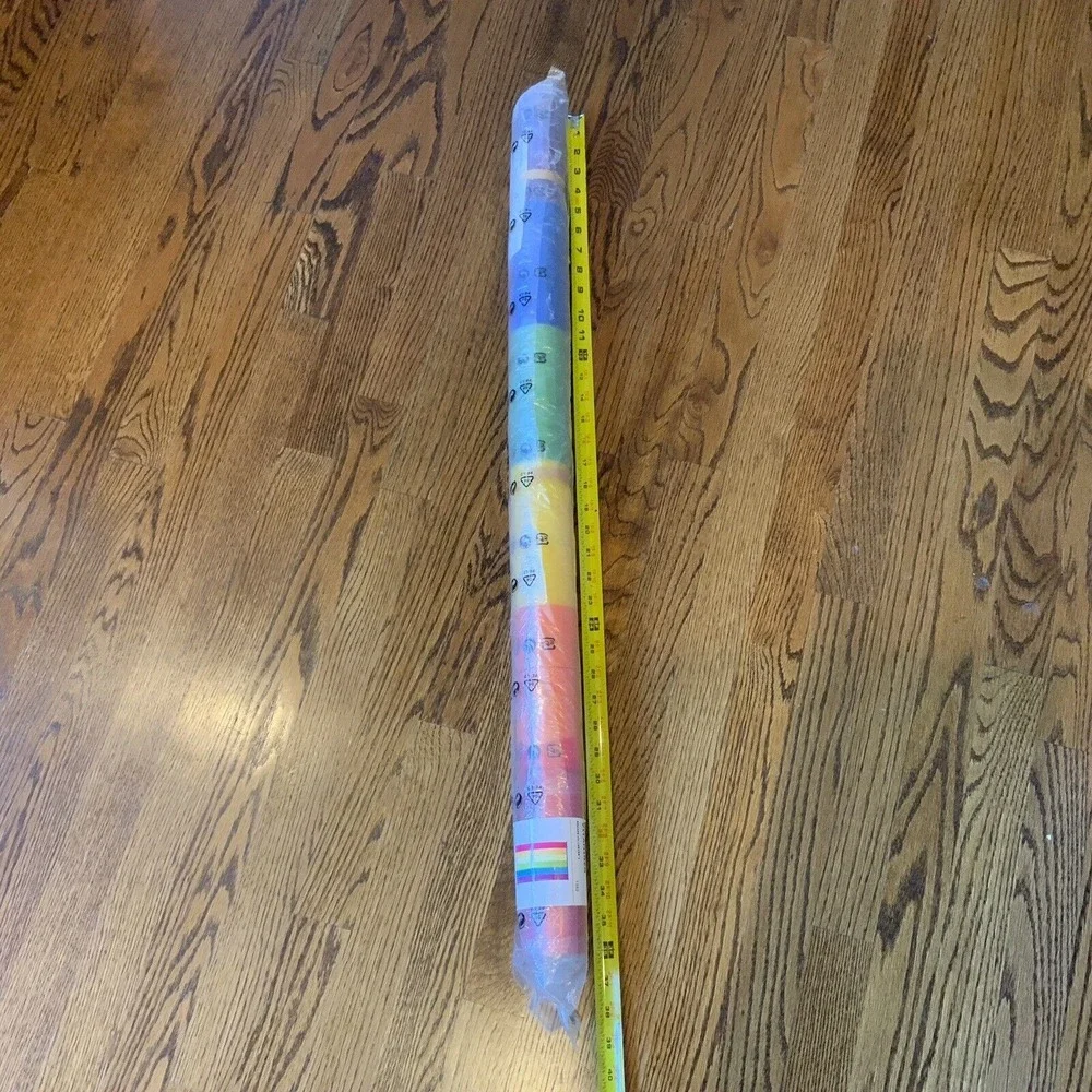 Ikea VITAMINER Rainbow Stripes Door Curtain Plastic Divider Rare New NOS